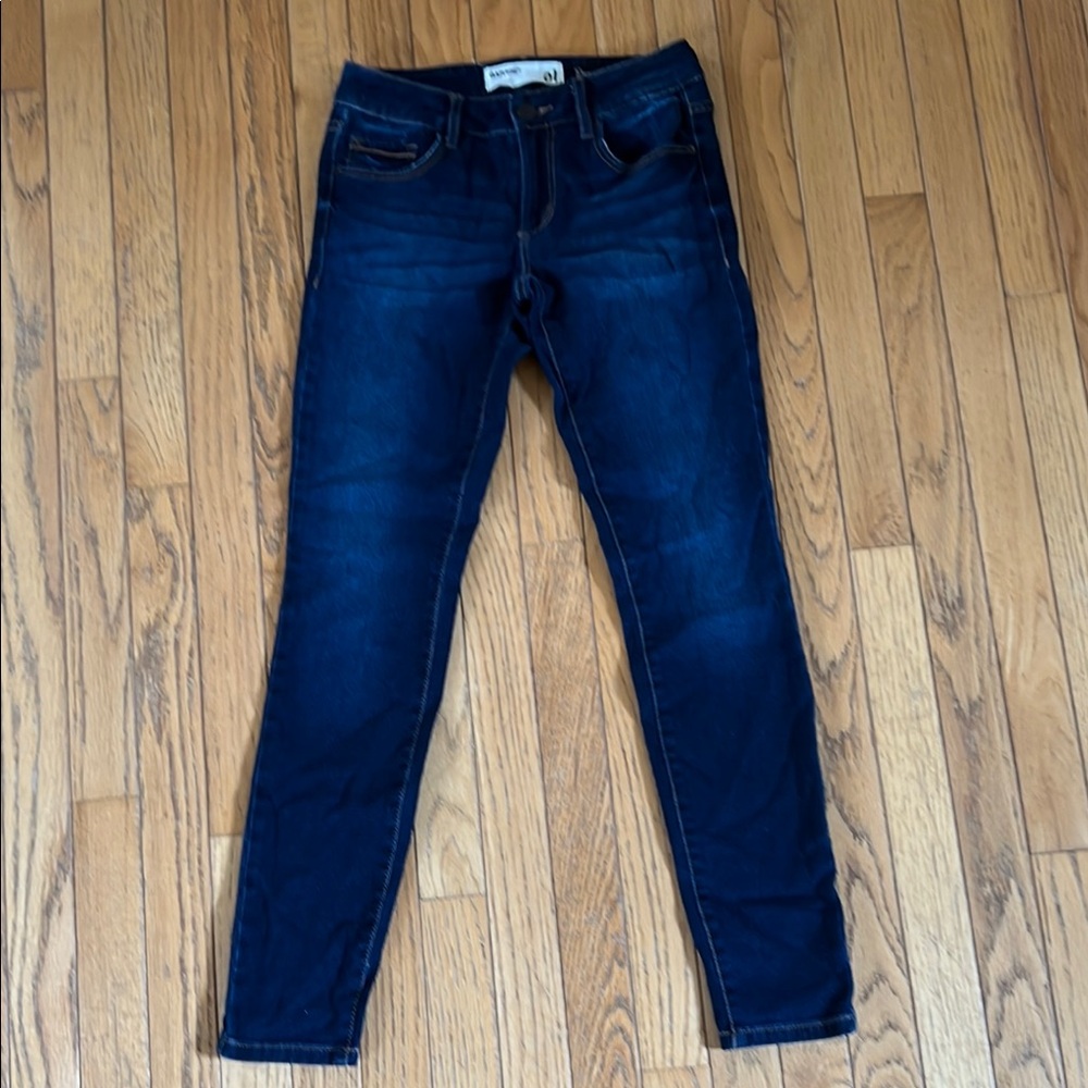 Garage Blue Skinny Jeans with Stretch